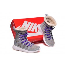 Сапоги Nike WMNS ROSHERUN Sherpa с фиолетовым